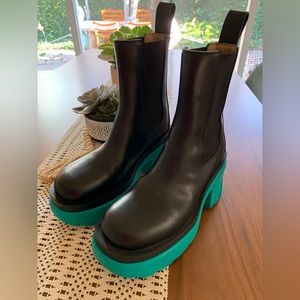 BOTTEGA VENETA カーキワークブーツ　37 Bottega Veneta Boots Size 37 EU